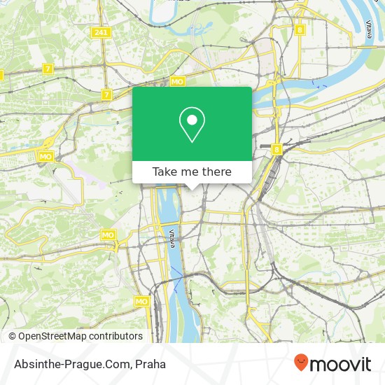 Absinthe-Prague.Com mapa