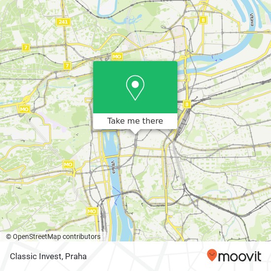 Classic Invest, Spálená 27 110 00 Praha mapa