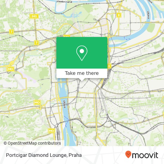 Portcigar Diamond Lounge mapa