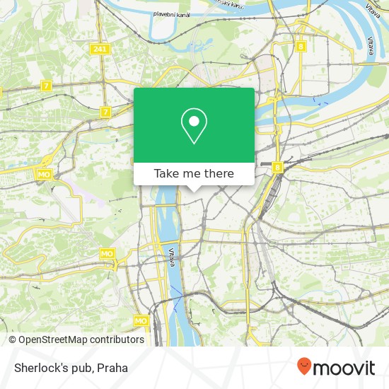 Sherlock's pub, Bartolomějská 291 / 11 110 00 Praha mapa