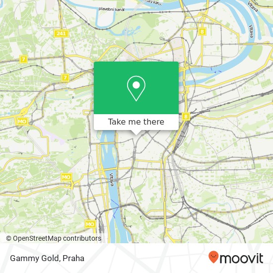 Gammy Gold, Národní 416 / 37 110 00 Praha mapa