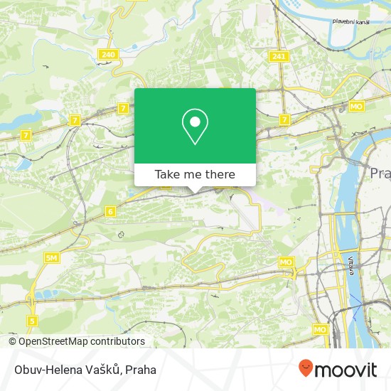 Obuv-Helena Vašků, Bělohorská 37 169 00 Praha mapa