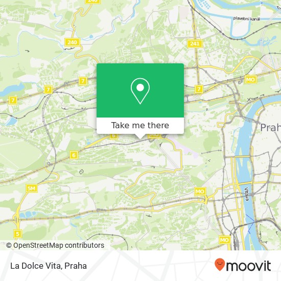 La Dolce Vita, Bělohorská 1404 / 48 169 00 Praha mapa