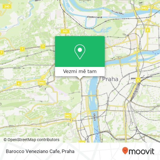 Barocco Veneziano Cafe, Tržiště 118 00 Praha mapa