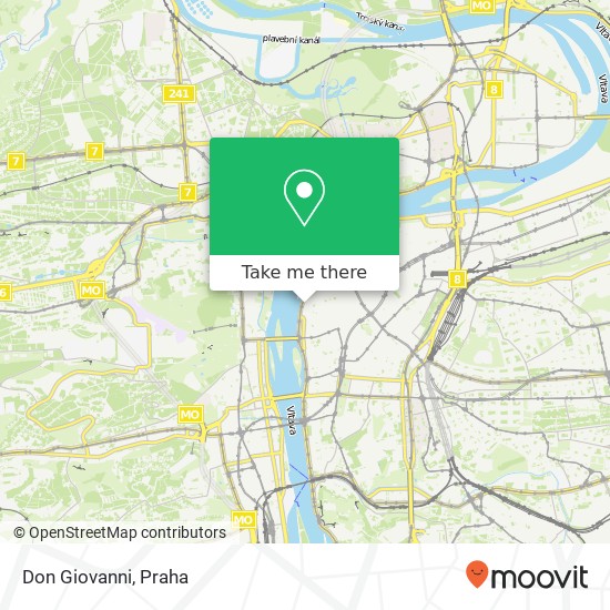 Don Giovanni, Karoliny Světlé 208 / 34 110 00 Praha mapa