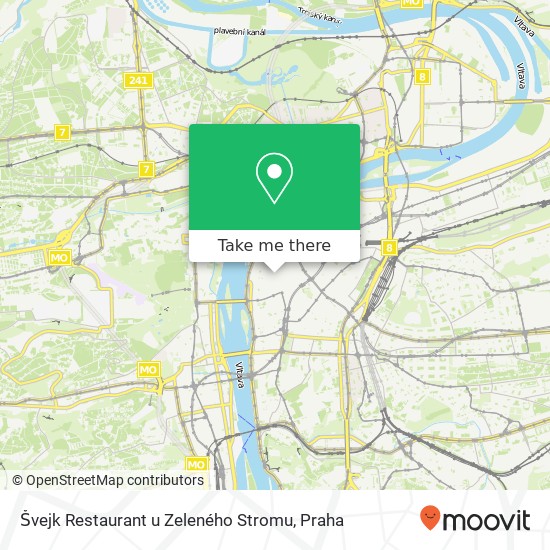 Švejk Restaurant u Zeleného Stromu, Betlémské náměstí 6 110 00 Praha mapa