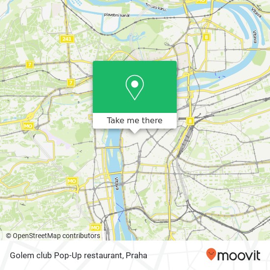 Golem club Pop-Up restaurant, Na Perštýně 18 110 00 Praha mapa