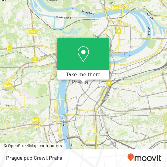 Prague pub Crawl, Celetná 558 / 12 110 00 Praha mapa