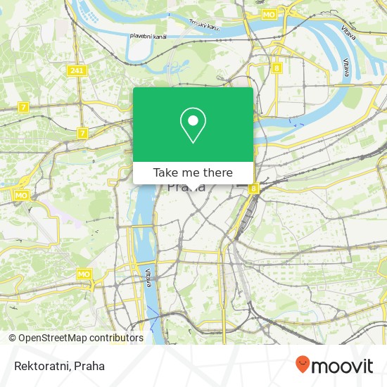 Rektoratni, Kamzíková 542 / 4 110 00 Praha mapa