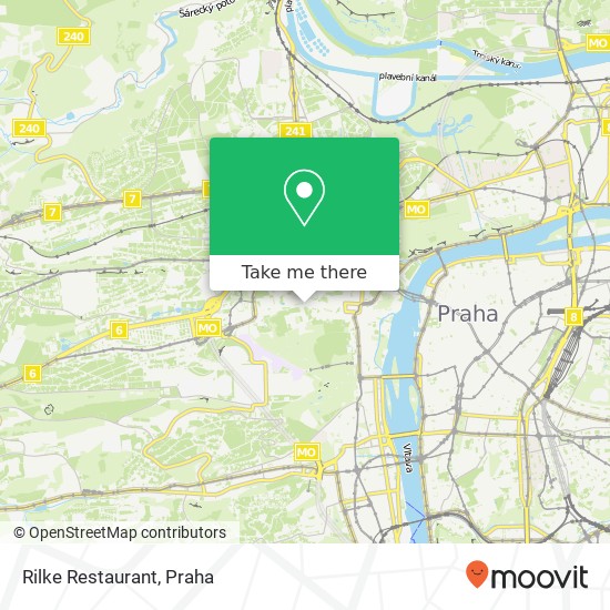 Rilke Restaurant, Úvoz 169 / 6 118 00 Praha mapa