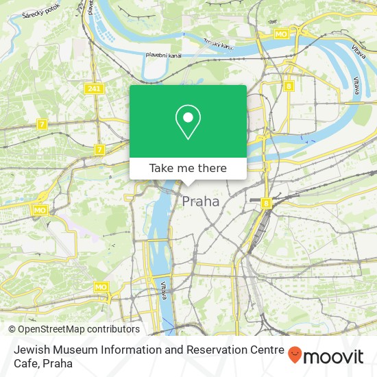 Jewish Museum Information and Reservation Centre Cafe, Maiselova 38 / 15 110 00 Praha mapa