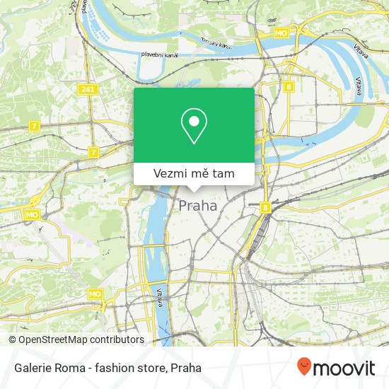 Galerie Roma - fashion store mapa