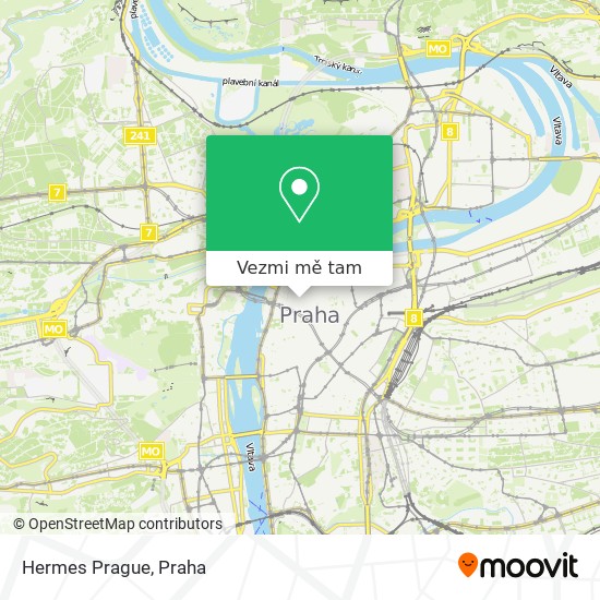 Hermes Prague mapa