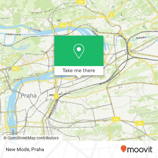 New Mode, Sokolovská 87 186 00 Praha mapa