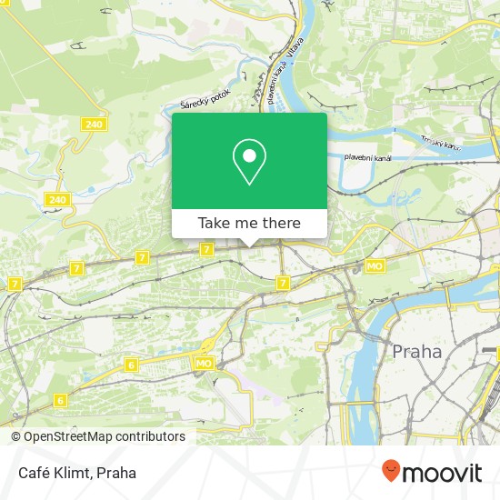 Café Klimt, Evropská 15 160 00 Praha mapa