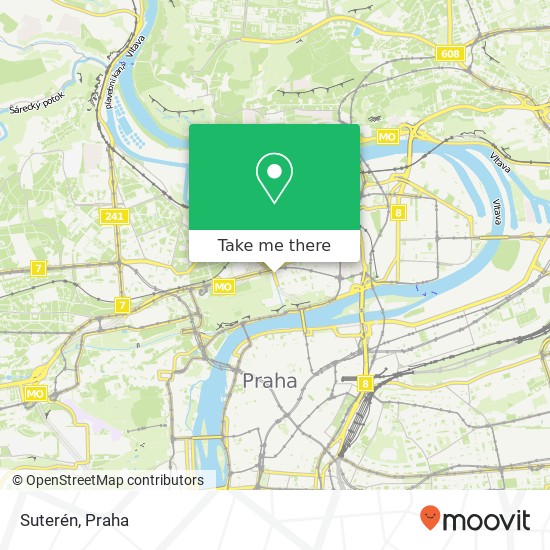Suterén, Jirečkova 11 170 00 Praha mapa