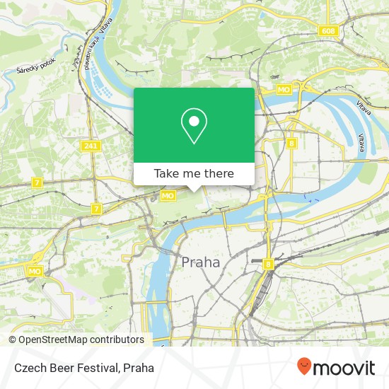 Czech Beer Festival mapa