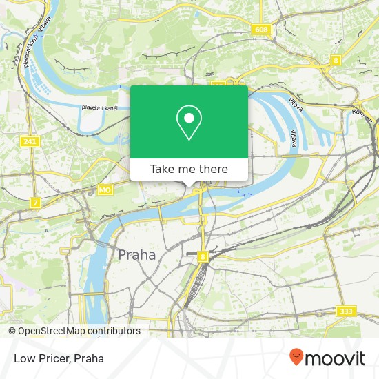 Low Pricer, Janovského 3 170 00 Praha mapa