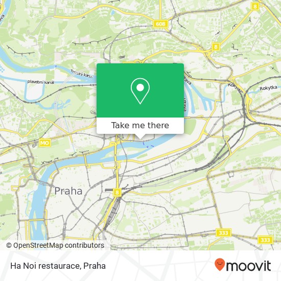 Ha Noi restaurace, Bubenské nábřeží 306 / 13 170 00 Praha mapa