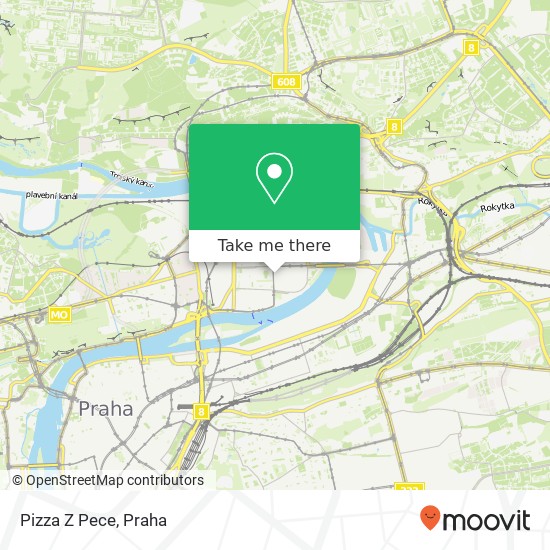 Pizza Z Pece, Komunardů 431 / 12 170 00 Praha mapa