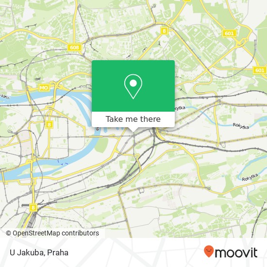 U Jakuba, Zenklova 13 180 00 Praha mapa