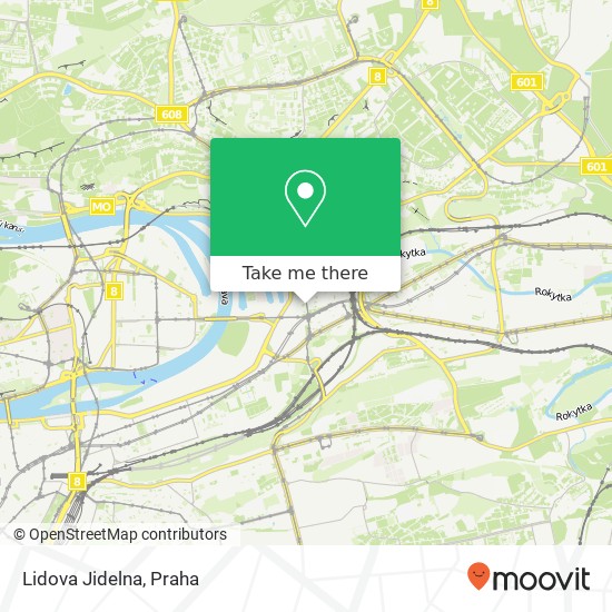 Lidova Jidelna, Zenklova 464 / 19 180 00 Praha mapa