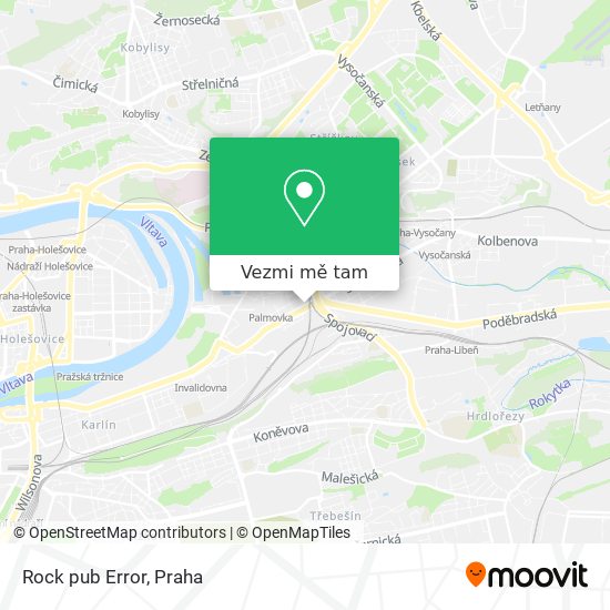 Rock pub Error mapa