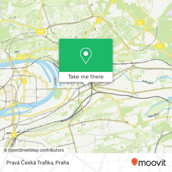 Pravá Česká Trafika mapa