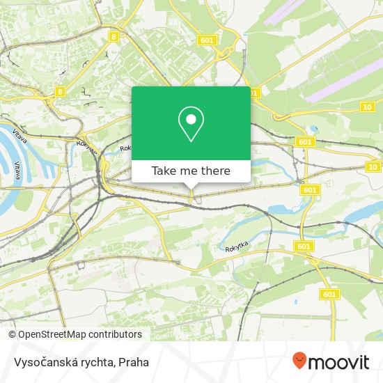 Vysočanská rychta, Freyova 9 190 00 Praha mapa