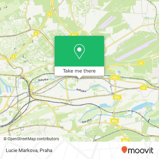 Lucie Markova, Poštovská 616 / 2 190 00 Praha mapa