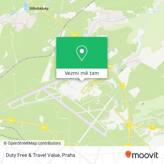 Duty Free & Travel Value, 161 00 Praha mapa