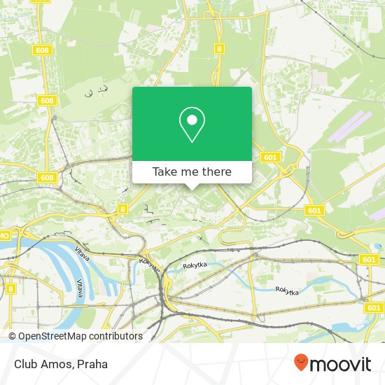 Club Amos, Litvínovská 190 00 Praha mapa