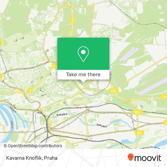 Kavarna Knoflik, Jablonecká 724 / 6 190 00 Praha mapa