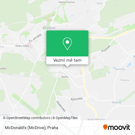 McDonald's (McDrive) mapa