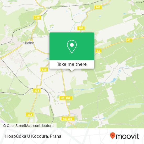 Hospůdka U Kocoura, Havanská 2138 272 01 Kladno mapa