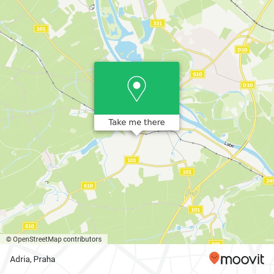Adria, Výletní 5 250 01 Brandýs nad Labem-Stará Boleslav mapa