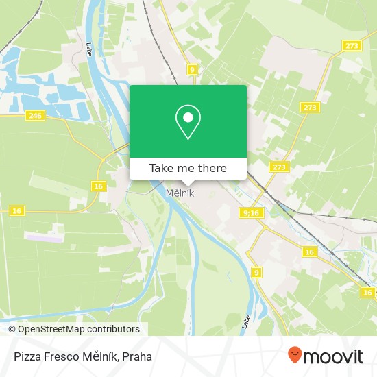 Pizza Fresco Mělník, 5. května 141 276 01 Mělník mapa