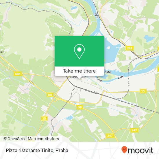 Pizza ristorante Tinito, Osvoboditelů 36 / 11 410 02 Lovosice mapa