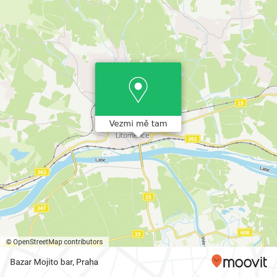 Bazar Mojito bar mapa
