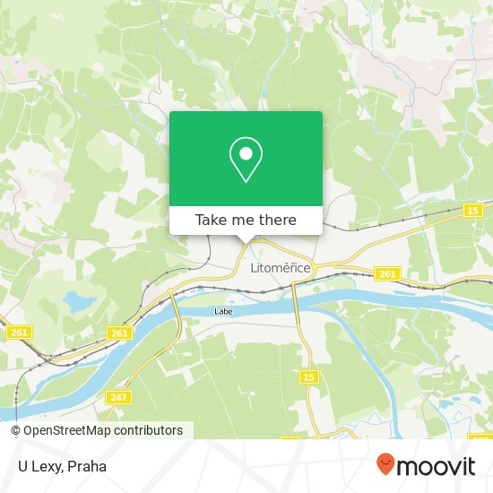 U Lexy, České armády 31 412 01 Litoměřice mapa