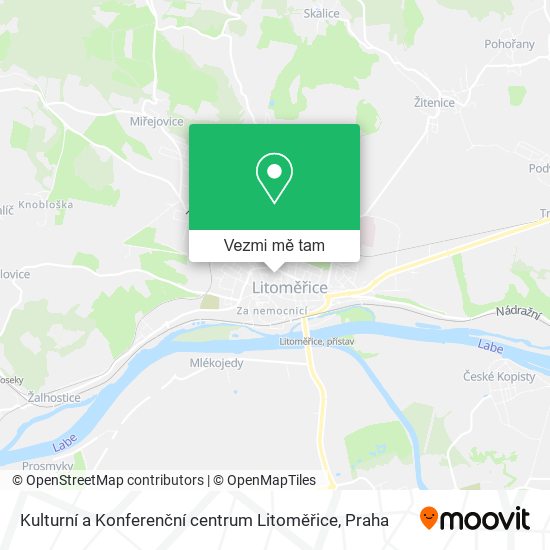 Kulturní a Konferenční centrum Litoměřice mapa