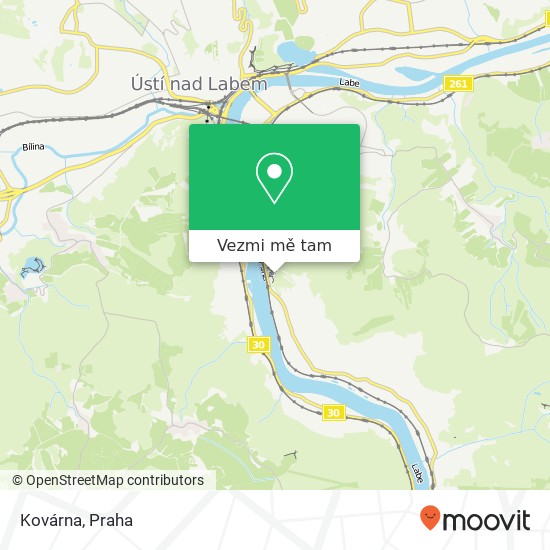 Kovárna, Hrad Střekov 52 400 03 Ústí nad Labem mapa