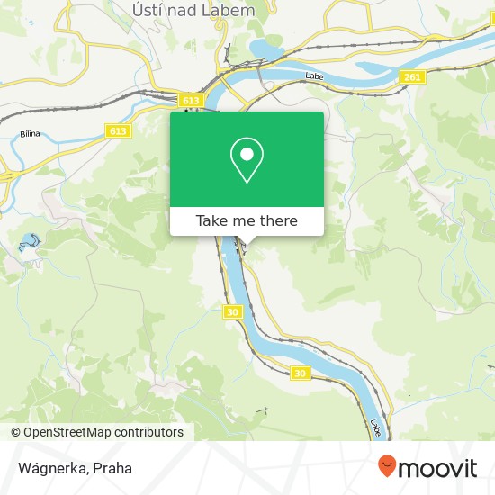 Wágnerka, Hrad Střekov 52 400 03 Ústí nad Labem mapa