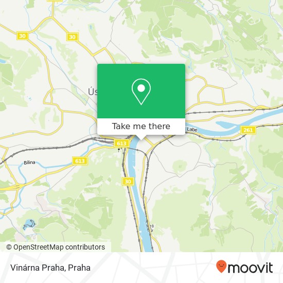 Vinárna Praha, Střekovské nábřeží 786 / 22 400 03 Ústí nad Labem mapa