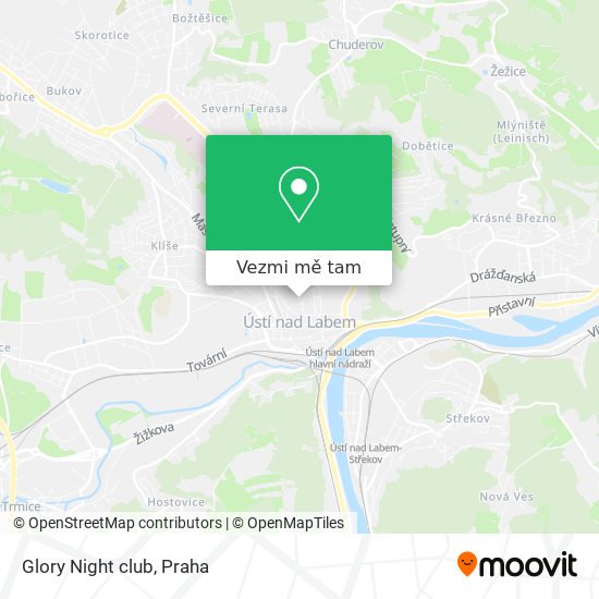 Glory Night club mapa