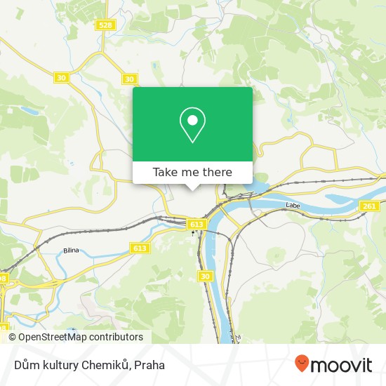 Dům kultury Chemiků mapa