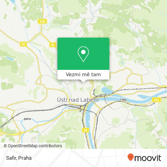 Safir, Veleslavínova 3108 / 14 400 11 Ústí nad Labem mapa