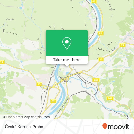 Česká Koruna, Masarykovo náměstí 7 405 02 Děčín mapa