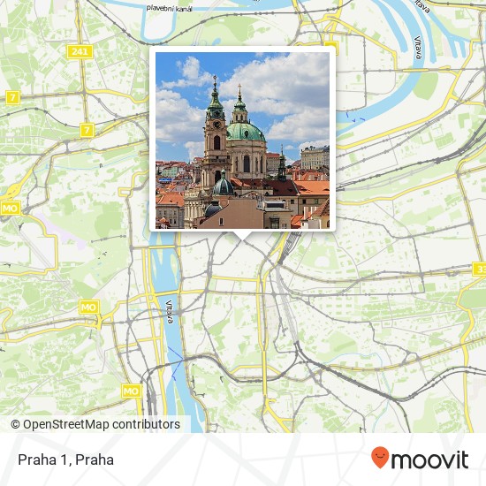 Praha 1 mapa