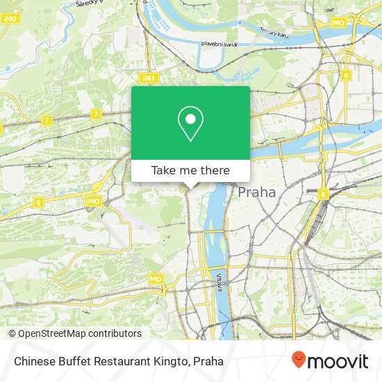 Chinese Buffet Restaurant Kingto mapa